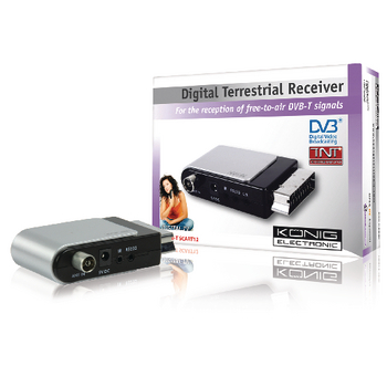 DVB-T SCART12 Free-to-air dvb-t tv scart ontvanger 